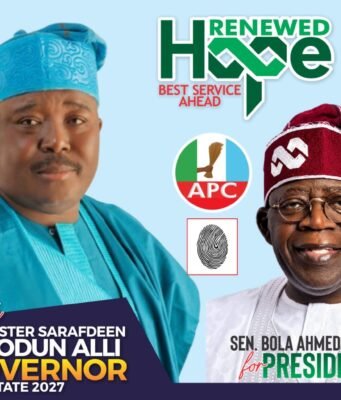 Oyo Politics: Oloko’s Billboard of APC’s Sharafadeen Alli Sparks Fresh Speculation