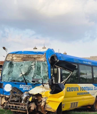 Crown FC Bus Crash: Sharafadeen Alli Mourns Driver, Prays for Injured Stars