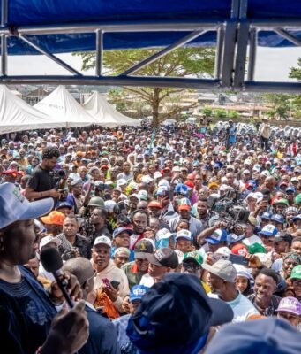 2027: Alli Vows LG Autonomy from Day One as Tompolo Donates 32 Campaign Vehicles